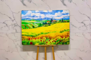 Tranh Đồng Cỏ Thảo Nguyên Bình Yên Tranh Canvas Tranh Tráng Gương Tranh Trang Trí Phòng