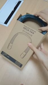 🔥 sg ready stock🔥 Portable Fan USB Rechargeable Bladeless Neck Fan 2000mAh Outdoor Cooling Hanging Neck Mini Fan 迷你风扇 挂脖风扇
