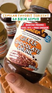 Spencers Chia Spread Greek Chocolate Chunk (500g) - Selai Coklat Diet Sehat Rendah Gula Gluten Free