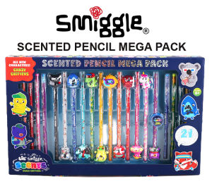 SMIGGLE SCENTED PENCIL MEGA PACK STATIONERY SET PENSIL HADIAH