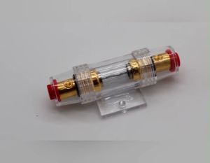 Car Audio Fuse Holder 60A Car Stereo Audio Circuit Breaker Inline with 1 AGU Type Fuses