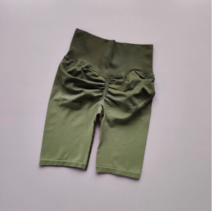 Quần Short Thể Thao Lưng Cao Cho Nữ Quần Tập Yoga Co Giãn Quần Chạy Bộ Mùa Xuân Hè Quần Năm Điểm Màu Sắc