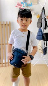 Lily And Clark Tas Selempang Anak Laki-Laki Warna Navy SB07
