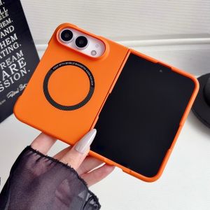 szhaiyu | Duo Thin Magnetic Wireless Charge Phone Case for For IPhone Duo for Magsafe Skin Feel Shockproof Fold Hard PC Cover Funda