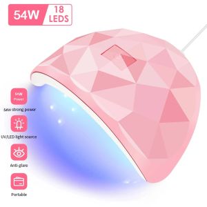 Professional LED Nail Dryer Lamp For Nails 18 UV Lamp Beads Drying All Gel Polish USB Charge Professional Manicure Equipment