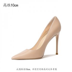 Giày Cao Gót Mũi Nhọn Thời Trang Xuân 2025 Cho Nữ Giày Da Kiểu Pháp Thoải Mái Giày Đế Thấp Giày Đế Cao Su Giày Đế Bằng