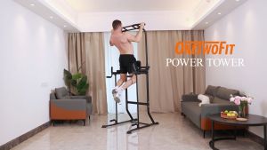 OneTwoFit Xà đơn xà kép Có đệm Pull Up Bar 6 điều chỉnh độ cao Dễ dàng hỗ trợ 150kg Dễ dàng cài đặt