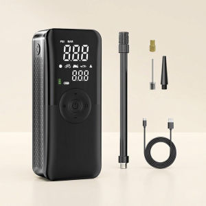 Rechargeable Portable Cordless Digital Air Pump Inflator for Car Motorcycle Bicycle Balls Tire Pressure Gauge
