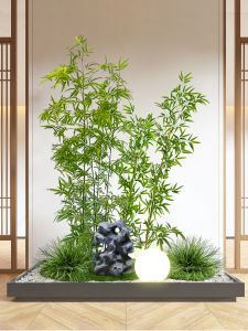 LIANYOU | Zen-style Artificial Plant Decorative Screen