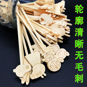 Mini Fruit Cartoon Skewers Disposable Bamboo Sticks Creative Cute Sandwich Picks Childrens Party Favors Fruit Kebabs