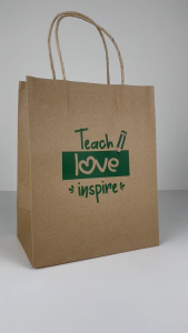 TÚI GIẤY 20/11 TEACH LOVE INSPIRE. COMBO 10 TÚI. MÃ SBT042