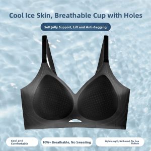 Miiow | Ultra-Thin Ice-Silk Soft Support Breathable Womens Underwear Summer Collection MiiOW Cat Person Comfortable Gathered Bra