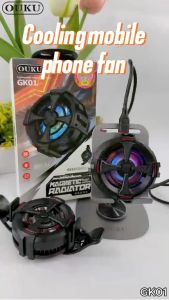 พัดลมมือถือ OUKU GK01 พัดลมระบายความร้อนสำหรับมือถือ Cooling mobile phone fan เย็นง่าย ใช้งานสะดวก