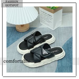 LHSunday พร้อมส่ง รองเท้าแตะผู้หญิงรองเท้าแตะแบบสวมมาใหม่ รองเท้าผู้หญิง รองเท้าพื้นนิ่ม พร้อมส่งทุกสีทุกไซส์แบบจุกๆ ดีเทลสายไขว้เก๋สุด