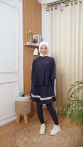 Stella Set Setelan Olahraga Wanita Jumbo Setelan Sepeda Gowes Senam Lari Baju Olahraga Muslimah Terbaru