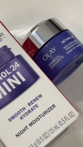 Kem dưỡng ban đêm OLAY RETINOL 24 MINI NIGHT MOISTURIZER 15ml không mùi làm mịn làm sáng làm săn chắc chống lão hóa da của Mỹ