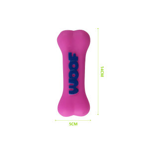 Dog Sound-Making Vinyl Big Bone Toy Durable for Chewing and Teeth Cleaning Pet Toy for Small and Medium-Sized Dogs
