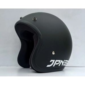 Helm Bogo jpn original warna black doff kaca datar dan cembung