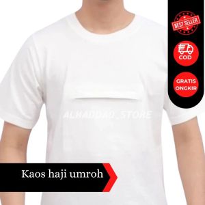 Baju Kaos Haji Umroh Lengan Pendek Pria Dewasa | Baju Haji Baju Umroh
