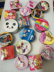 Cartoon Compression Towel Square Pure Cotton Childrens Handkerchief Face Wash Towel Infant Compression Towel Home Fabric