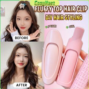 C.N 1Pc Natural Fluffy Curly Hair Clip Bangs Hair Styling Clip Hairpins Hair Accessories