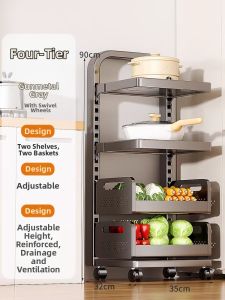 B&W | Multifunctional Household Shelving Unit