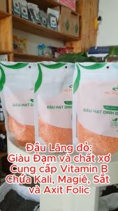 Đậu Lăng Đỏ Canada 250g Sức Khỏe Xanh - Tách vỏ tiện lợi - Bổ sung protein - Nấu súp thực dưỡng giảm cân