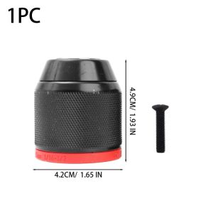 Universal Replacement Ratchet-Type Self-Locking Drill Chuck With Interchangeable Sockets Metal Drill Chuck for Hand Electric Drill