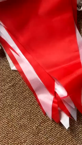 150Pcs Bendera Merah Putih Bendera Kain Segitiga Bendera Hias Festival