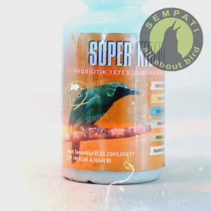 SEMPATI Probiotik Tetes Super Kicau Obat Burung Sakit Diare Nafas Pendek Luka Mempercepat Pertumbuhan Bulu VTNSKSK - Mengatasi Burung Ngos-ngosan dan Meningkatkan Kegacoran