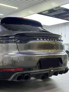 14-23 Old and New Porsche Macan GTS Maca Restoration Carbon Fiber Tail Middle Wing Top Wing Door Panel Interior