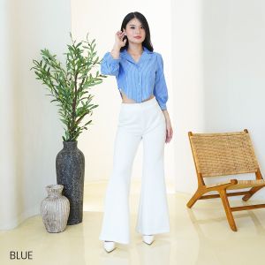 Atasan Kemeja Puff Cheny Keren Modis