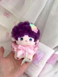 Love And Deepspace 10cm  DollS Clothes Outfit Accessories For Rafayel Qi Yu Idol Fishtail dress butterfly wings set Clothing