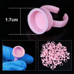 100Pcs Disposable Microblading Tattoo Ink Ring Cup Caps Pigments L M S Permanent Makeup Use Needles Tattoo Supplies Accessories