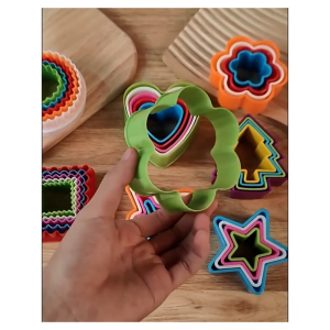 Premium Cookies cutter slicer frame cake DIY mold heart shape party Biscuit maker
