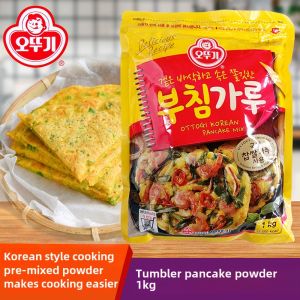 South Korea Pickle Cake Powder Tumbler Pancake Powder Aotuji Seafood Scallion Pancake Leek Cake South Korea Cooking Ingredients