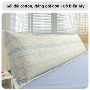 MUSHABAI | Vỏ Gối Dài Cotton Cho Hai Người 1.8m