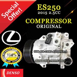 LEXUS ES250 2.5CC 2015 YEAR ORIGINAL DENSO ND TSE17C COMPRESSOR/ KOMPRESOR (CAR AIRCOND SYSTEM)