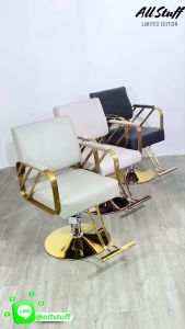 เก้าอี้เสริมสวย เก้าอี้ตัดผม แถมฟรีเก้าอี้ช่าง เก้าอี้ร้านทำผม พิเศษสุดซื้อเก้าอี้2ตัวแถมฟรี เก้าอี้ช่าง [โปรซื้อ2แถม 1]โช๊คไฮดรอลิค หมุนได้360องศา เก้าอี้สำหรับร้านตัดผม Salon chair
