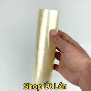 Băng keo trong văn phòng loại nhỏ 1 cây 10 cuộn rộng 1.8cm 30yard