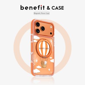 Anti-drop Magnetic Phone Case with Stand for iPhone
