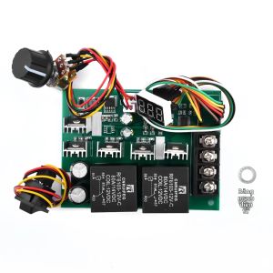 Bộ Điều Khiển Tốc Độ Động Cơ DC 40A PWM Màn Hình LED Kỹ Thuật Số 10-55V Mô-đun Điều Khiển Điều Chỉnh Được 0-100% Cho Động Cơ DC 12V 24V 36V 48V