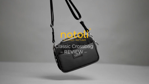 Túi đeo chéo nam Natoli nhiều ngăn nhỏ gọn đi học đi làm CLASSIC CROSSBAG T8
