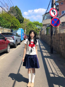 Váy Chữ a Cạp Cao Phong Cách Nhật Bản Cho Nữ Cỡ Lớn Váy Xếp Ly Đa Năng Che Mông Cao Ráo Váy Dài Đến Giữa Bắp Chân Mùa Hè 2025