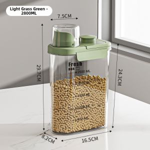 Food-Grade Sealed Storage Container Transparent Handheld Anti-Moth Damp-Proof