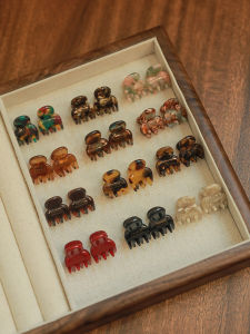 Elegant Mini Princess Side Bangs Hair Clip Womens Acetate Hair Accessories Fashionable Fresh out Original Design Hair Grips