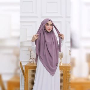 BISA COD Hijab Syari Frensh Khimar Tali Kode DECI Bahan Ceruty Babydol Premium By Ory AjeZas Collect