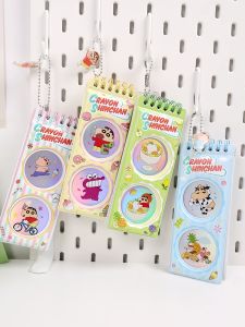 Cute Portable Spiral Bound Color Page Notebook Cartoon Waxed Paper New Small Notebook Stationery Business Supplies