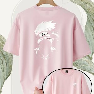 Bandai | T-Shirt Lightweight And Breathable Featuring a Print of The Ninjas from The Hidden Leaf Village