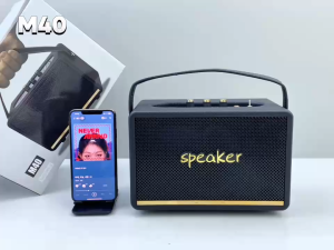 ลำโพงบลูทูธ M40 30วัตต์ (ปรับเบส แหลมได้) แบตเตอรี่ใหญ่ (3600mAh) รองรับ บลูทูธ/TF/AUX/FM Bluetooth speakers